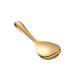 Angoily Rice Spoon Mixing Spoons Appetizer Spoons Turner Spatula Rice Paddle Spatula for Nonstick Cookware Handle Soup Spoon Kitchen Flatware Non-Stick Rice Spoon Simple Rice Spoon