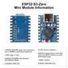 Binghe Pack of 3 ESP S3 Mini Development Board, ESP-32-S3-Zero