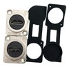 FainWan 2PCS HDMI Waterproof Connector, Metal Shell M25 Panel Mounting