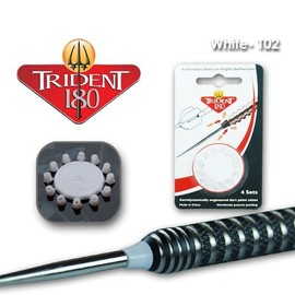 Red Dragon Trident 180 - Dart Point Cones White