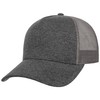 Atlantis Rapper Jersey Mid Visor Trucker Cap - Dark Grey