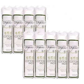 Simply Gentle Organic Cotton Pads 100 Sheets x 9 Packs Standard Pack