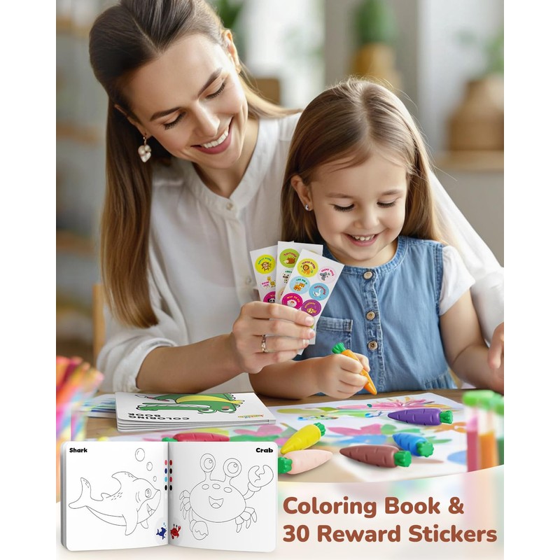 JUPITEARTH Carrot Crayons 18