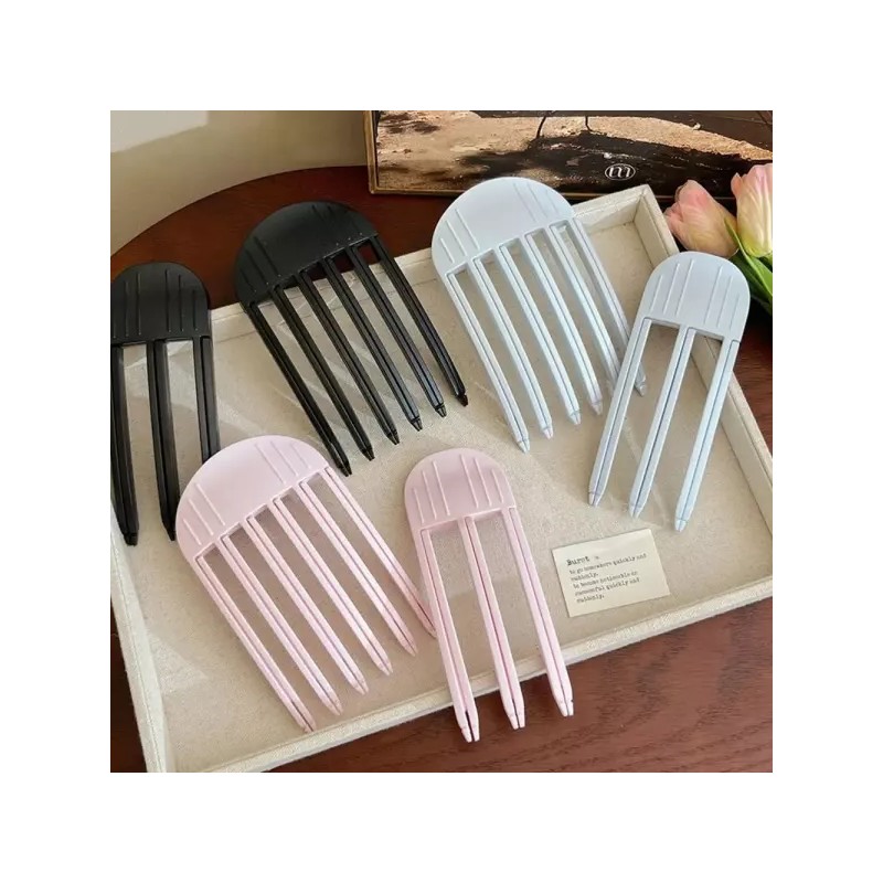 헤어클립 뿌리볼륨 2P세트 [연핑크 2P세트/ONE] Hair Clip Root Volume 2P