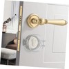 HAPINARY 3 Pack Childproof Door Lock Covers Safety Door Lock