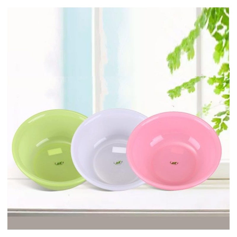 JapanBargain, Japanese Plastic Wash Basin for Home and Camping, Dish