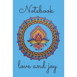 NOTEBOOK: Modern mandala notebook 6x9'' with 120 blank lined pages