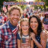 Red White and Blue Body Glitter Stick, 4th of July
