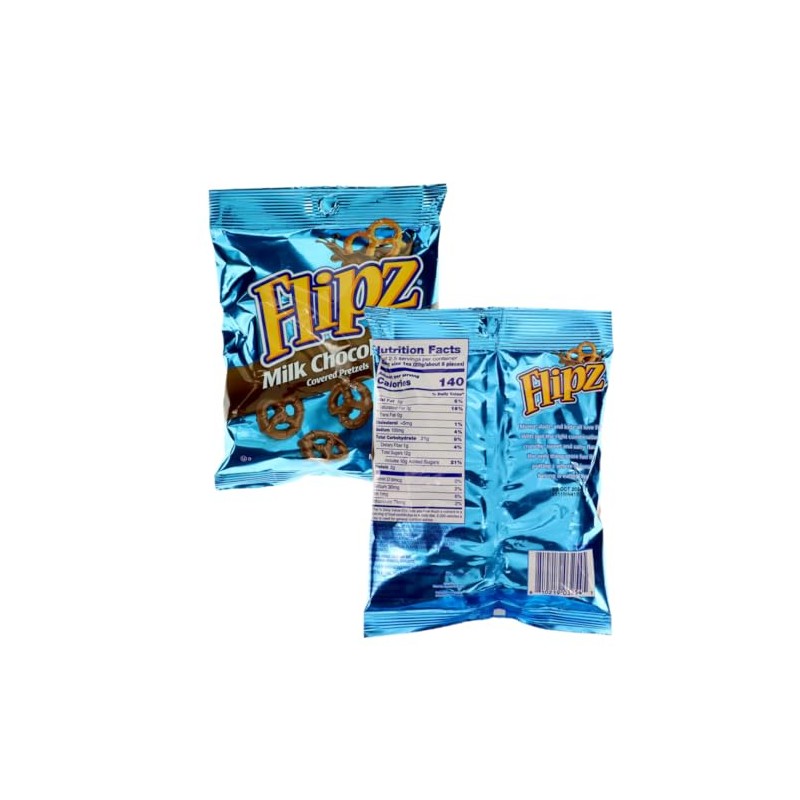 Flipz Milk Chocolate Pretzels 2.75oz (Pack Of 6)