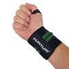 Tunturi Wrist Guards Unisex Black/Green Pack of 2