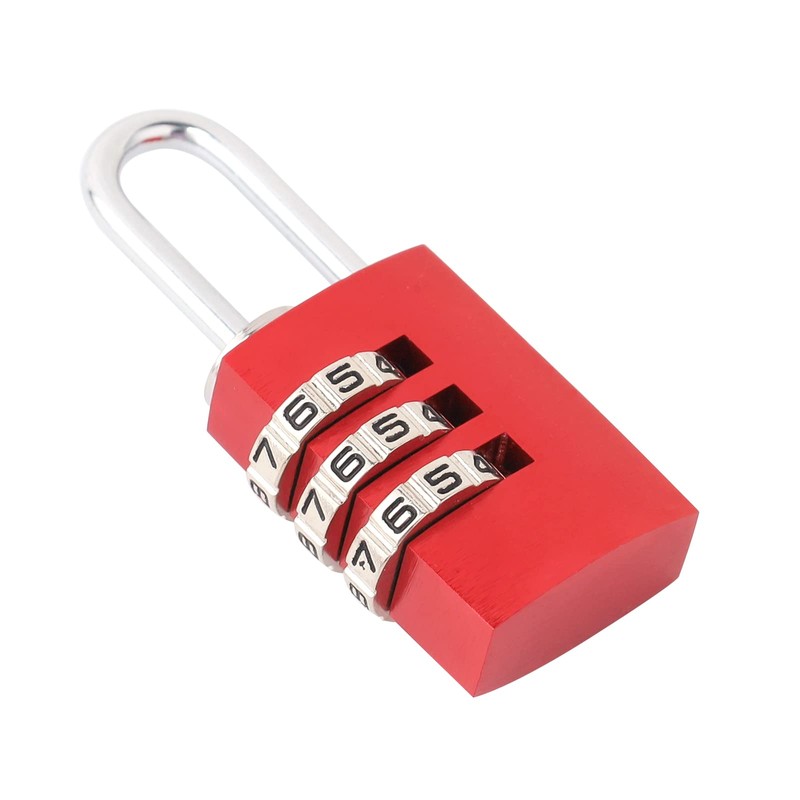 NBYT Aluminum Alloy Combination Lock 3 Digit Padlock for Luggage