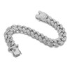 Richhut Cuban Link Cat Chain Collar, Iced Out Breakaway Cat
