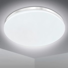 EXTRASTAR LED Ceiling Light 24 W, Modern 6500 K Cool White Ceiling Lighting, Ultra Slim Round, Ceiling Light is Suitable for Living Room, Kitchen, Bathroom etc.