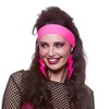 WIcked Cosutmes Adult 80's Neon Pink Lightning Clip On Earings