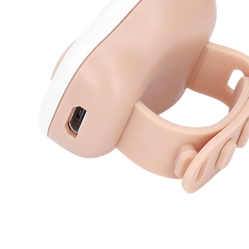 Ring Counter White Manual Luminous Ring Type USB Rechargeable Sweat