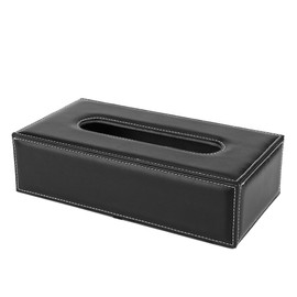 Black PU Leather Sun Visor Tissue Boxes Napkin Paper Towel Dispenser  for 

Car SUV Truck