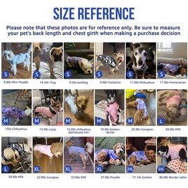 SlowTon Dog Surgery Recovery Suit - Zipper On Dog Onesies After Surgery for Female Male Dogs, Abdominal Wounds Bandages Cone/E-Collar Alternative Surgical Body Suit Anti-Licking (Pink-Tie Dye,S)