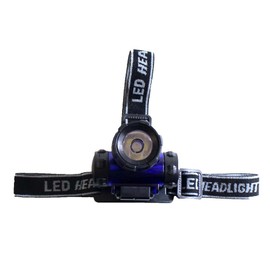 ToolUSA Ultra-Bright 1 Watt Headlamp | Adjustable Strap & Swivel Light | Versatile Attachment | Wide Beam LED | Requires 3 AAA Batteries