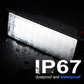 Ayikeiy 2 Pack OE Fit 3W Full White LED License Plate Light Kit Compatible with Hyundai Tucson IX35 2015-2018