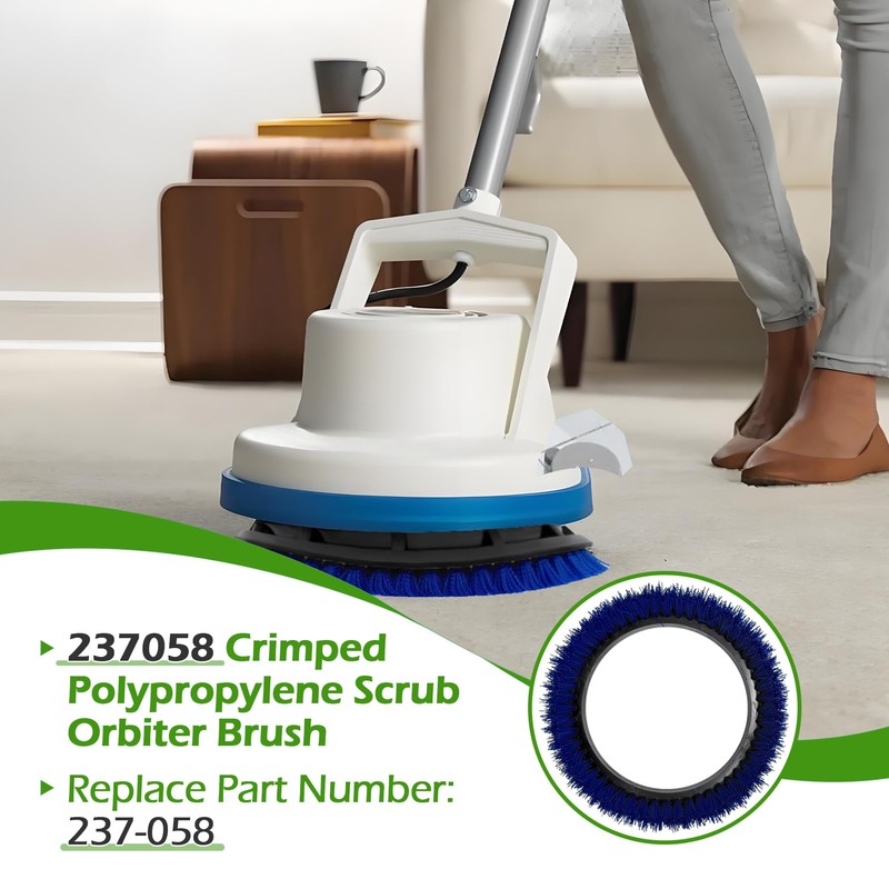 2Pack 237058 Polypropylene Scrub Orbiter Brush for ORB550MC Orbiter Floor