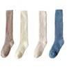 Fuzzy Socks for Women 4 Pairs Knee Fuzzy Socks Soft
