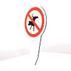 AllesKlaro® High-Quality XXL Plug-In Sign – No Dogs Pee –