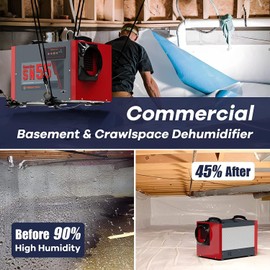 Abestorm Hanging Kits for Crawl Space & Basement Dehumidifiers, Easy Way to Raise and Lower dehumidifier, Helps reduce noise and vibration of the unit