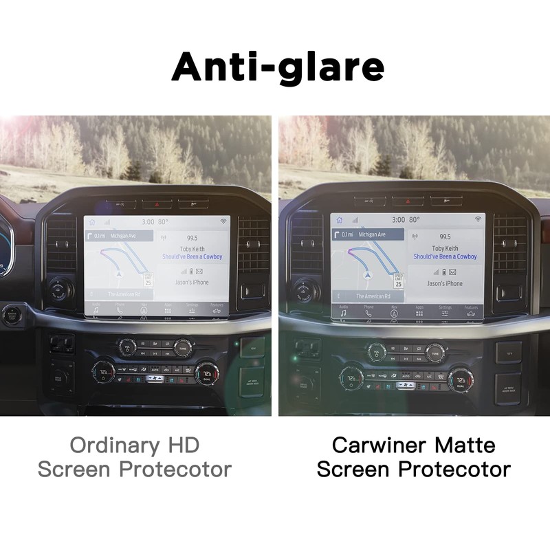 Carwiner Screen Protector for 2021-2024 2025 Ford F-150 12In Navigation