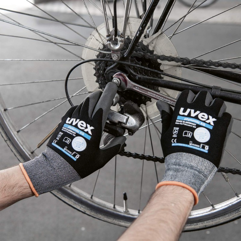 Uvex Phynomic XG Work Gloves, Protective Work Gloves, EN 388,