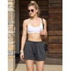 Quenteen - Pantalones cortos deportivos de algodón para mujer, de
