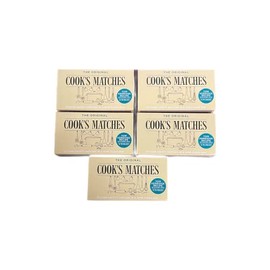 Papers Cooks Original Match-5 Box, Wood, Pack of 5