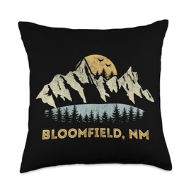 Bloomfield New Mexico Mountain Sunset Sunrise NM Throw Pillow
