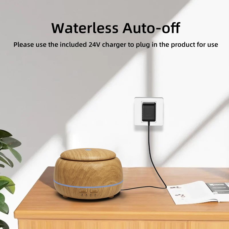 SPLITSKY 300ML Essential Oil Diffuser with Remote and 4 Timer