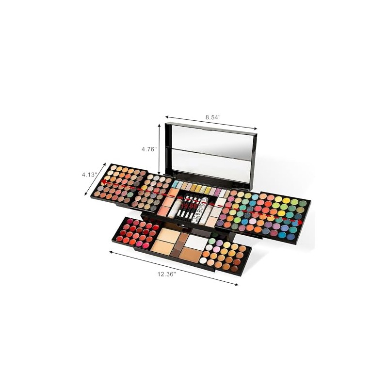 MISS ROSE Set de Maquillaje para Adolescentes, Kit Cosmético Completo