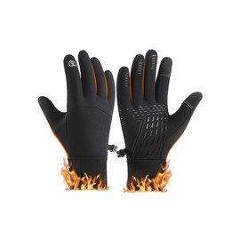 Victoper Winterhandschuhe für Herren, Fahrradhandschuhe, wasserdicht, winddicht, warme Winter-Fahrradhandschuhe, rutschfeste Touchscreen-Handschuhe, Winterhandschuhe für Outdoor-Aktivitäten, Größe M