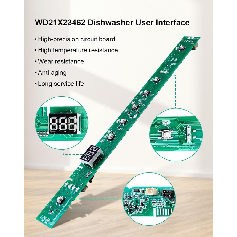 WD21X31910 WD21X23461 User Interface Control Board Fit for GE Dishwasher,