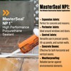 MasterSeal NP1 Aluminum Gray 10.1oz Polyurethane Sealant- Pack of 12