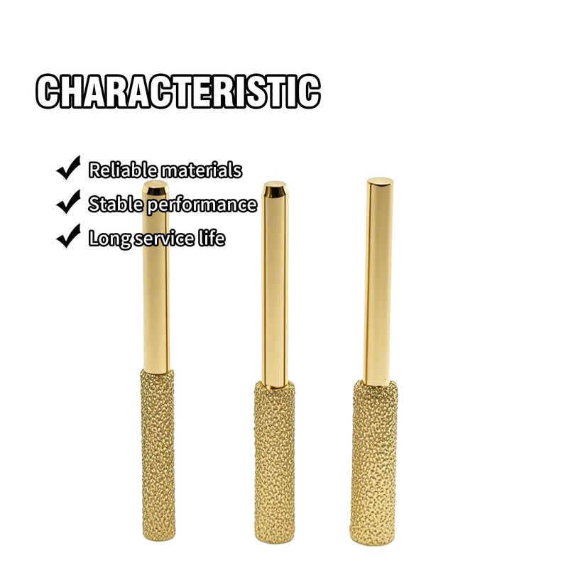 Anxingo 24Pcs Titanium Coated Diamond File, High Hardness Diamond Chainsaw