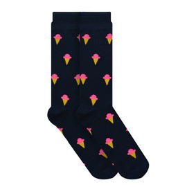 SKUNK SOCKS | Calcetines Divertidos | Conos de Nieve | Calcetines Hombre y Calcetines Mujer - Variedad de Diseños y Colores | Calcetas de Algodón - Caja de Regalo