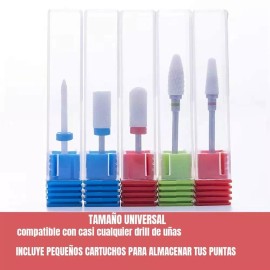 Usagi Brocas De Uñas Lima Pulidor Drill Juego Cerámica Fresadora