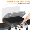 ADREAK 17.3'' Gas Griddle Flat Top Grill with Lid, 2-Burner