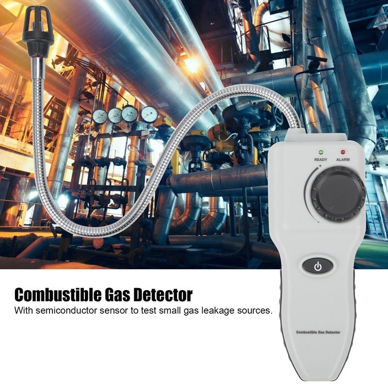 GM8800B 50ppm Flammable Gas Detector Portable Adjustable Leakage Tester for