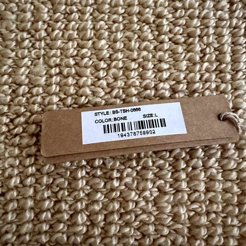 Skims Kim Kardashian Skims Bone Summer Mesh T-Shirt Bodysuit, Size