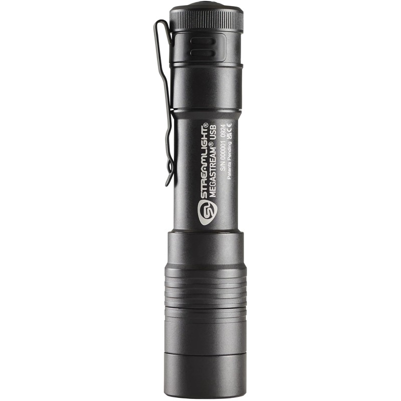 Streamlight 66210 MegaStream USB 1800-Lumen 26000-Candela Rechargeable EDC Flashlight Includes