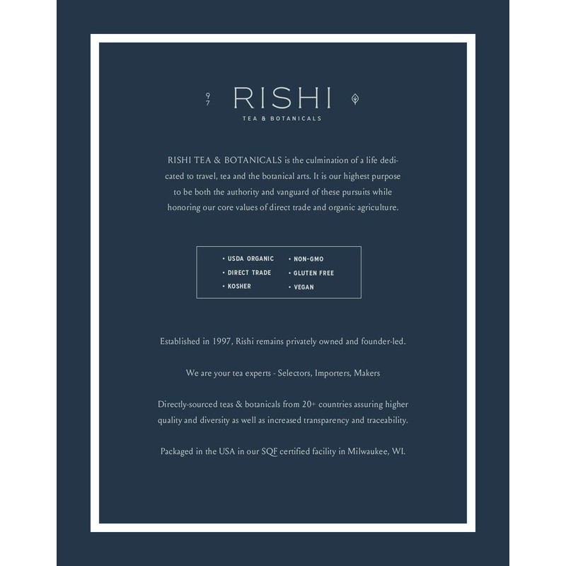 Rishi Tea Herbal Tea - Immune Support, USDA Certified Organic,
