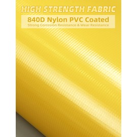 BLUEWING 32" Drift Sock Sea Anchors with Buoy Ball Float Leash 840D Nylon Parachute Drift Anchor Fishing Drogue for Marine Boat/Jet Ski/Sail Boat Yellow