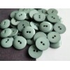 Unbranded 12 French Green slightly domed 2-hole sew through buttons