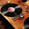 MikaMax - Vinyl Placemats - Round Record Placemats - Table