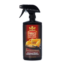 Pinnacle Advanced Wheel Cleaner | Color-Changing Deep-Cleaning Formula | Safe for All Wheel Finishes | Concentrated & Chemical-Free | 16 oz | PIN-400-N