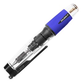 Solder-It SolderPro-50 (PRO-50) | Butane Torch Lighter and Soldering Iron | Cordless and Portable Soldering Gun | 410F - 750F Mini Heat Gun | Home Improvement Tools and Soldering Kit Essential
